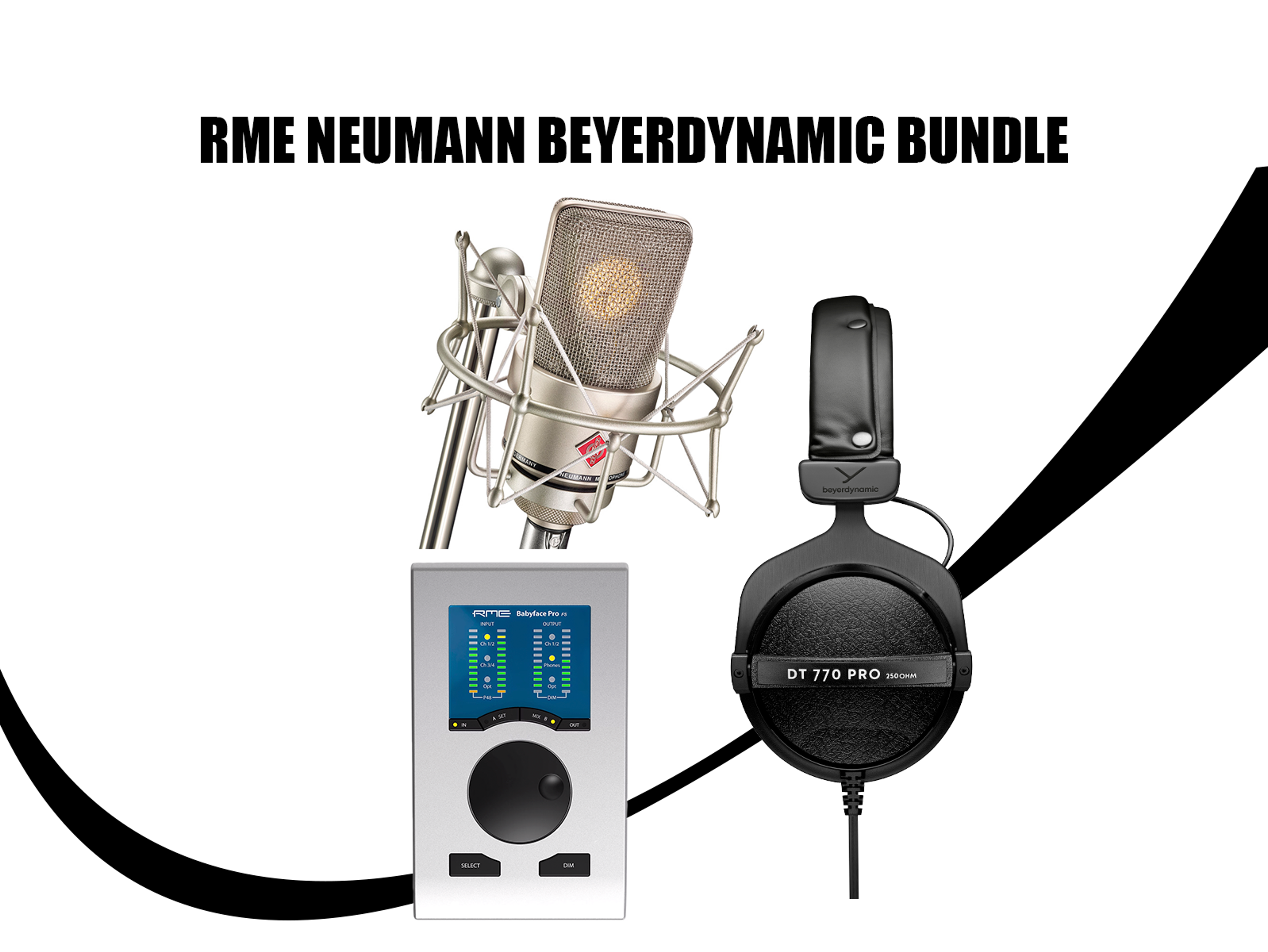 RME Babyface Pro fs +Neumann TLM 102 セット Neumann TLM 102 Studio